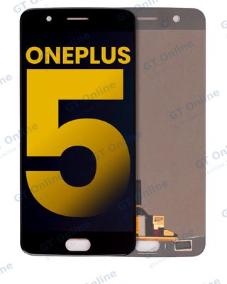 Écran OLED sans châssis pour OnePlus 5 (reconditionné, noir)