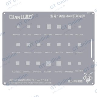 Pochoir de rebillage Qianli Bumblebee QS71 pour puces MXIM MAX