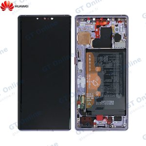 Bloc Écran Complet avec Châssis et Batterie Original Huawei Mate 30 Pro 02353HJH Argent
