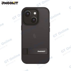 Coque de Protection Metal Bracket JMGOKIT pour Apple iPhone 15 Noir
