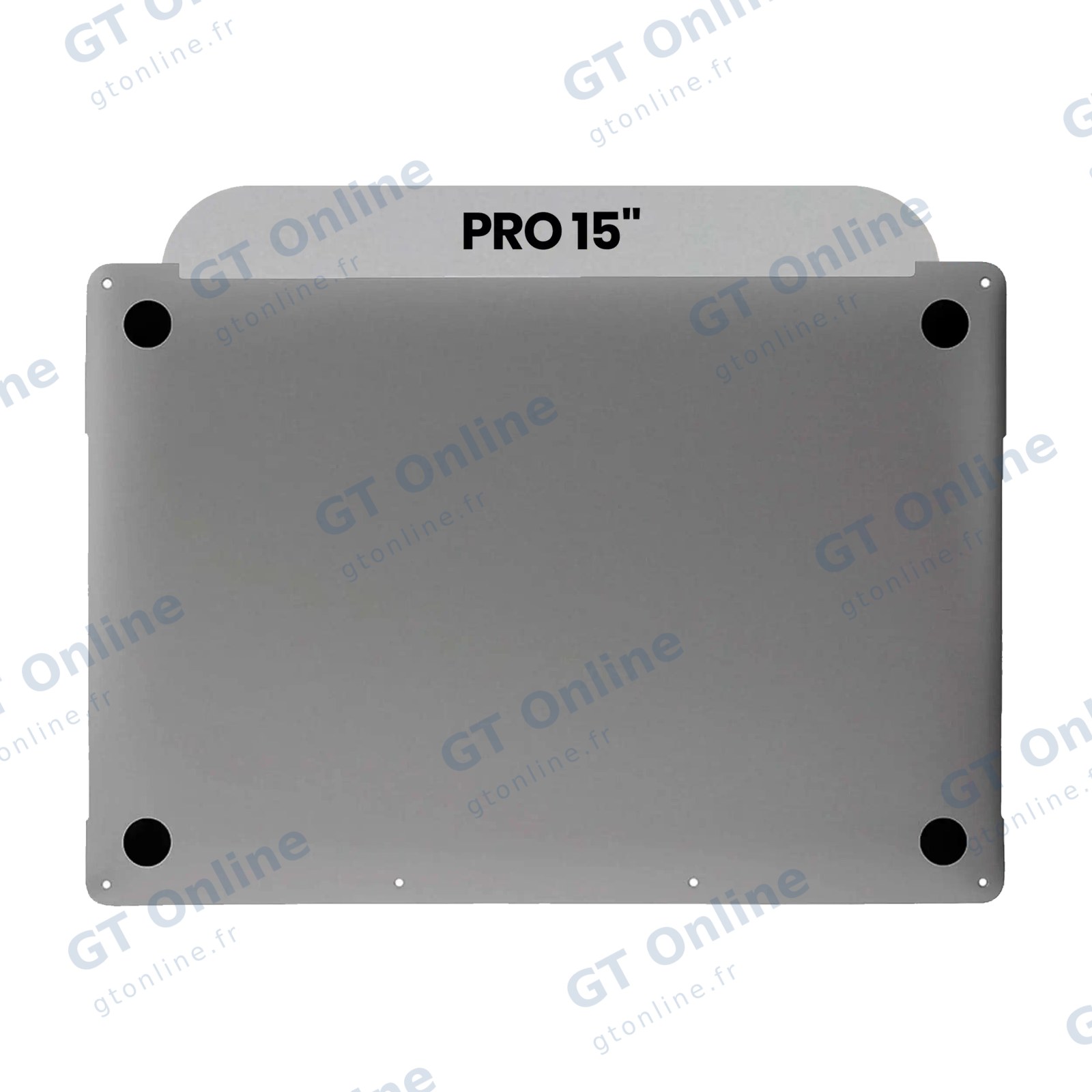 Coque inférieure pour Apple MacBook Pro 15" A1707 (2016-2017) / A1990 (2018-2019) (origine neuve, gris sidéral)