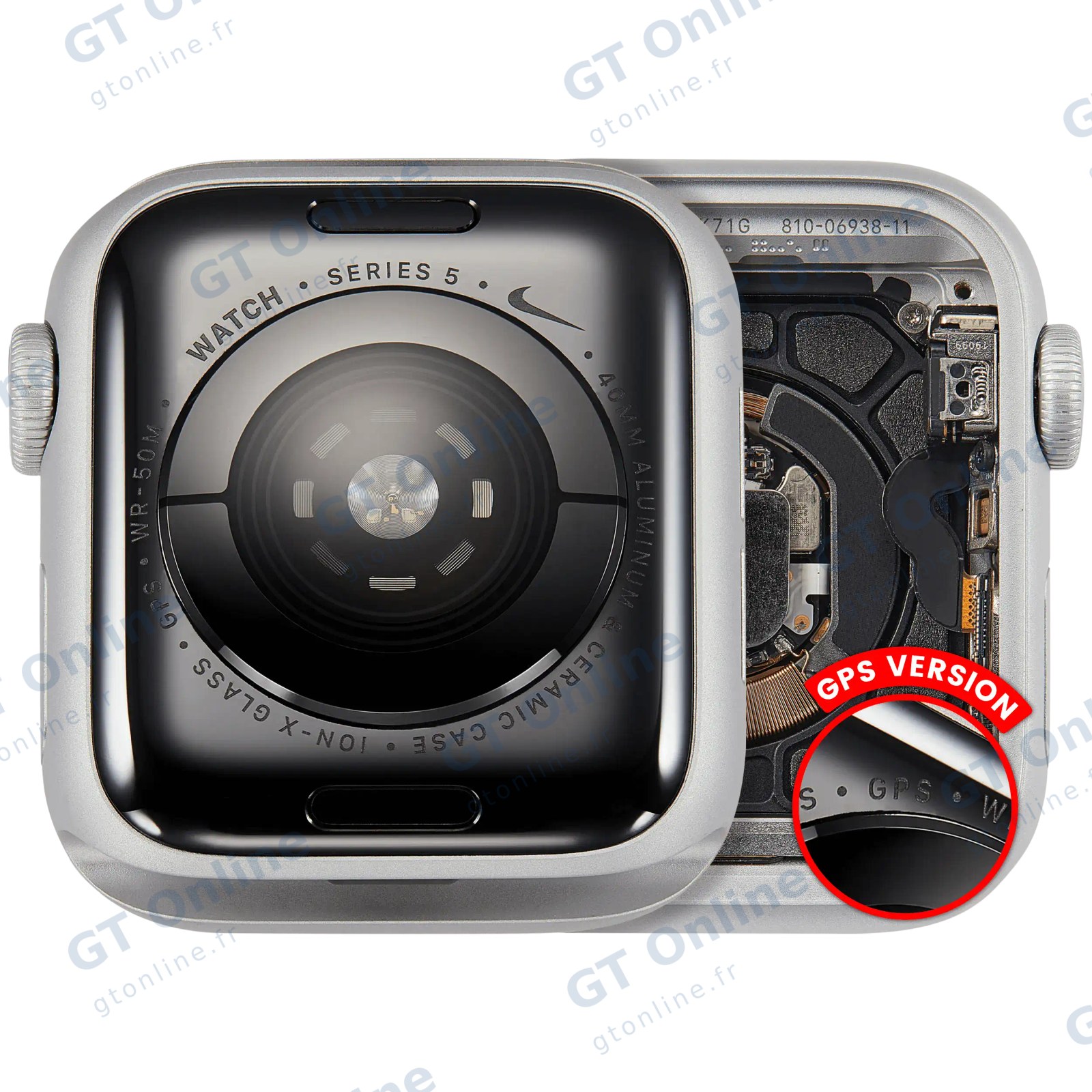 Châssis pour Apple Watch Series 5 (40MM) (origine d'occasion — grade A, version GPS, Aluminum / Silver)