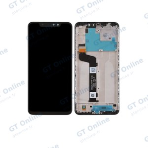 Écran Tactile avec Châssis Xiaomi Redmi Note 6 Pro Noir