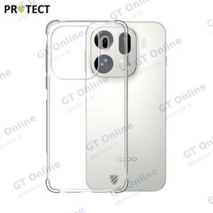 Coque Silicone Renforcée PROTECT pour OPPO Find X9 Pro Transparent