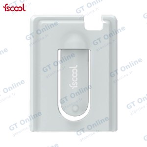 Porte-Cartes Silicone fscool M3 (Adhésif) Gris