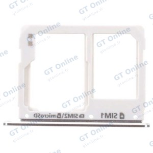 Tiroir Sim Premium Samsung Galaxy A3 2016 A310/Galaxy A5 2016 A510 Argent
