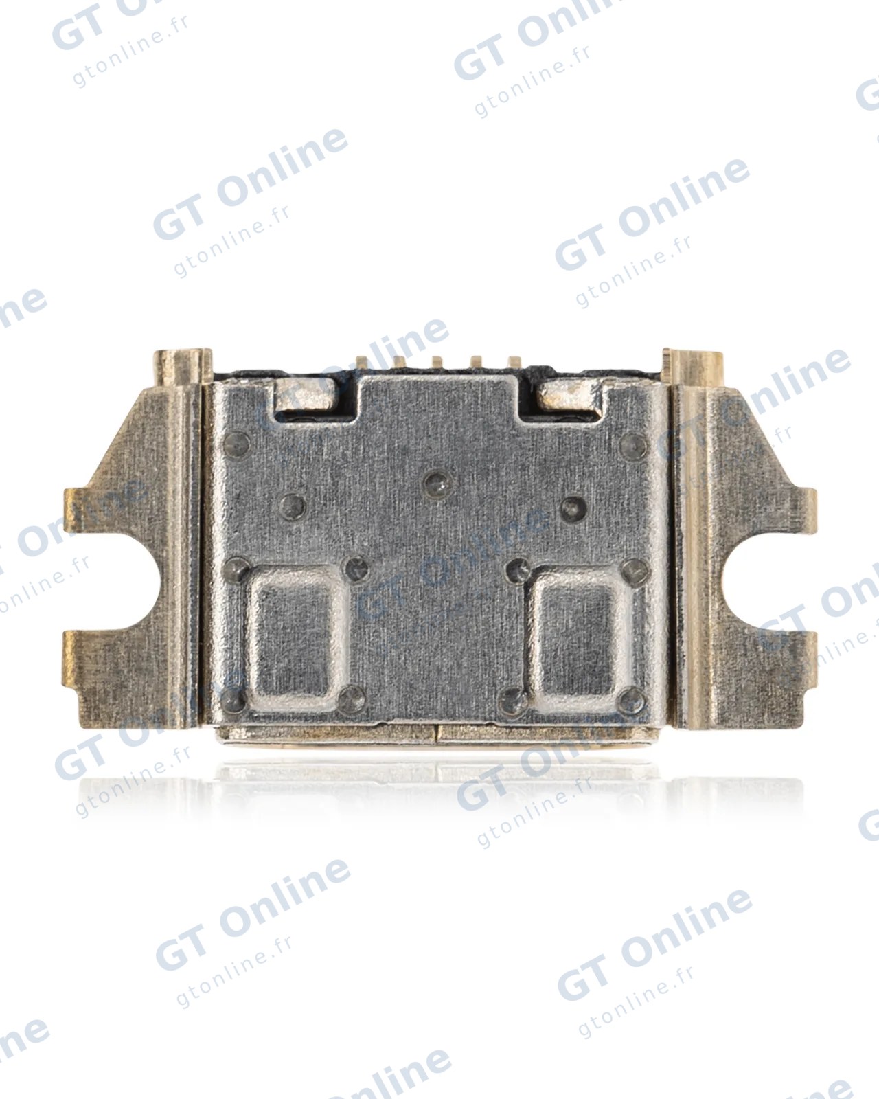 Connecteur de charge à souder — format Micro B, 5 broches, 4 points de fixation (C249)
