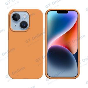 Coque Silicone Compatible pour Apple iPhone 14 Plus (#61) Corail