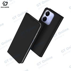 Housse de Protection Skin Pro Dux Ducis pour Xiaomi Poco C65/Redmi 13C Noir