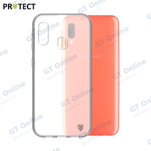Coque Silicone PROTECT pour Samsung Galaxy A20e A202 Transparent