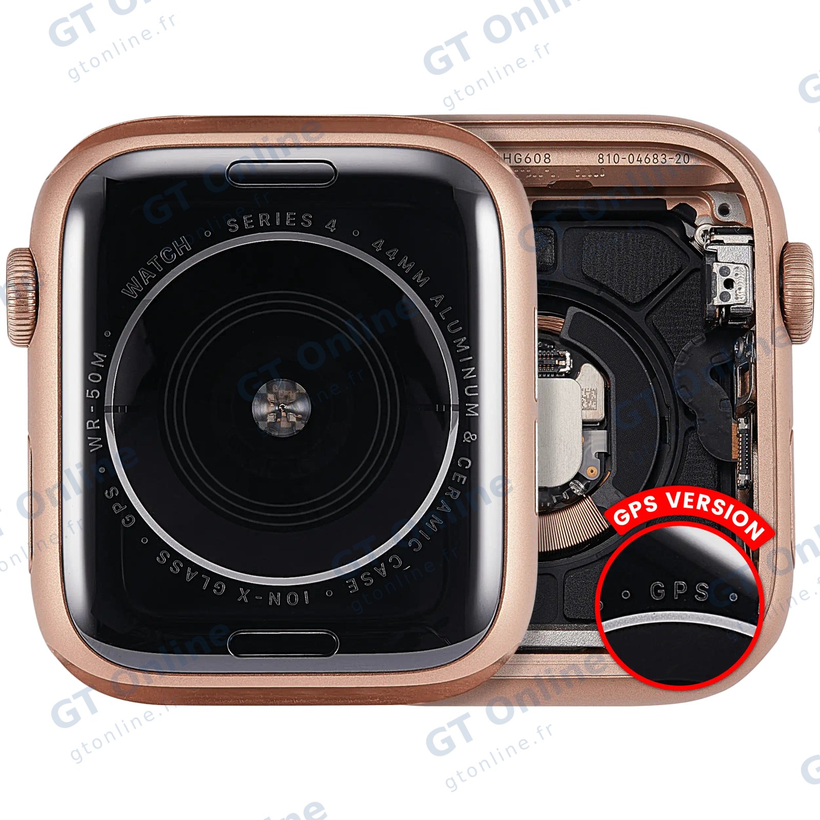 Châssis pour Apple Watch Series 4 (44MM) (origine d'occasion — grade A, version GPS, Aluminum / Gold)