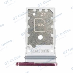 Tiroir Sim Premium Samsung Galaxy S22 Ultra S908 Bordeaux