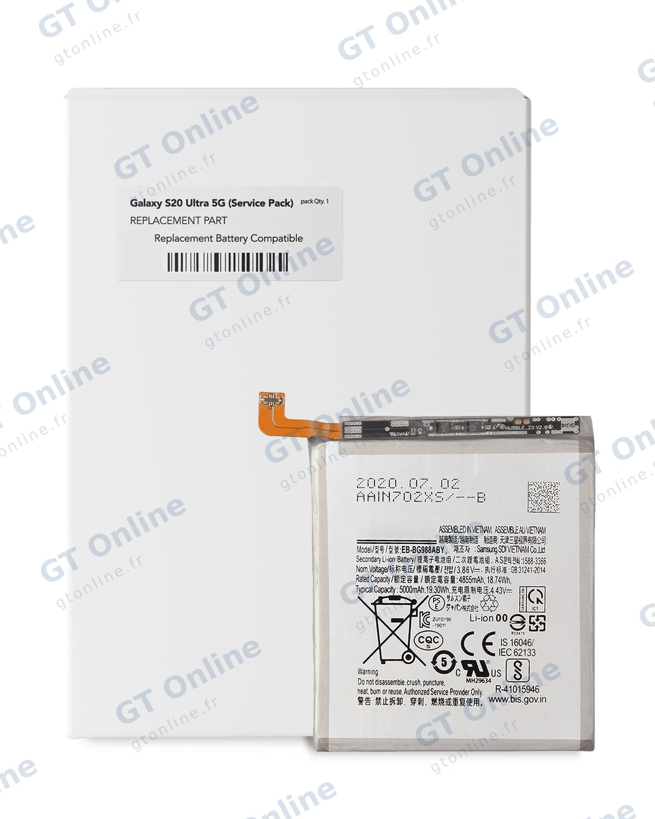 Batterie Galaxy S20 Ultra 5000 mAh