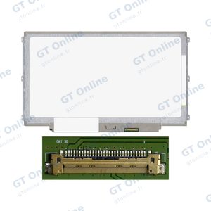 Dalle Ordinateur Portable 12.5" Slim HD (1366x768) LCD 60Hz, 30pin Droite 19mm, Fixations Latérales 300.4mm