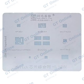 Pochoirs de rebillage Amaoe pour puces IC Switch (0,12 mm)
