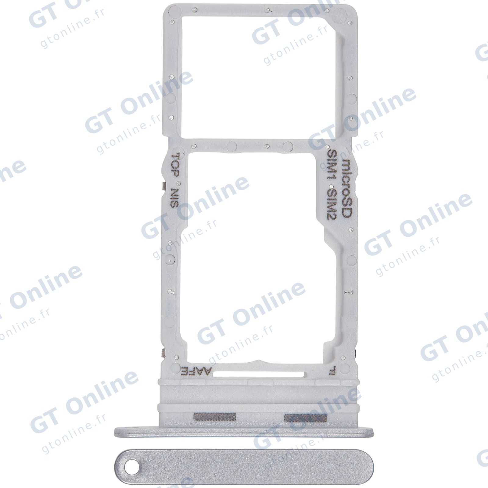Tiroir SIM pour Samsung Galaxy A16 4G (A165 / 2024) (premium, gris)