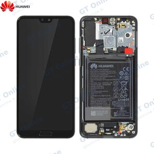 Bloc Écran Complet avec Châssis et Batterie Original Huawei P20 Pro 02351WQE 02351WQK Noir