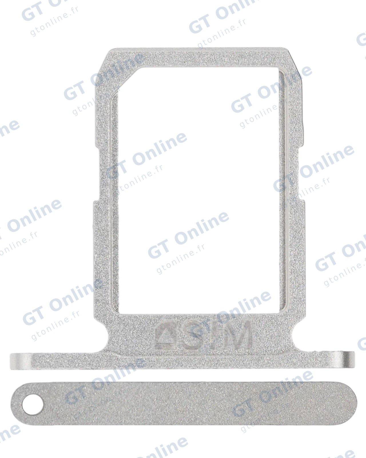 Tiroir SIM pour Samsung Galaxy S6 (argent)
