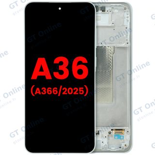 Écran OLED avec châssis pour Samsung Galaxy A36 5G (A366 / 2025) (blanc)