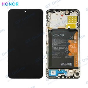 Bloc Écran Complet avec Châssis et Batterie Original Honor X8a/90 Lite 0235AEUK Titanium Silver
