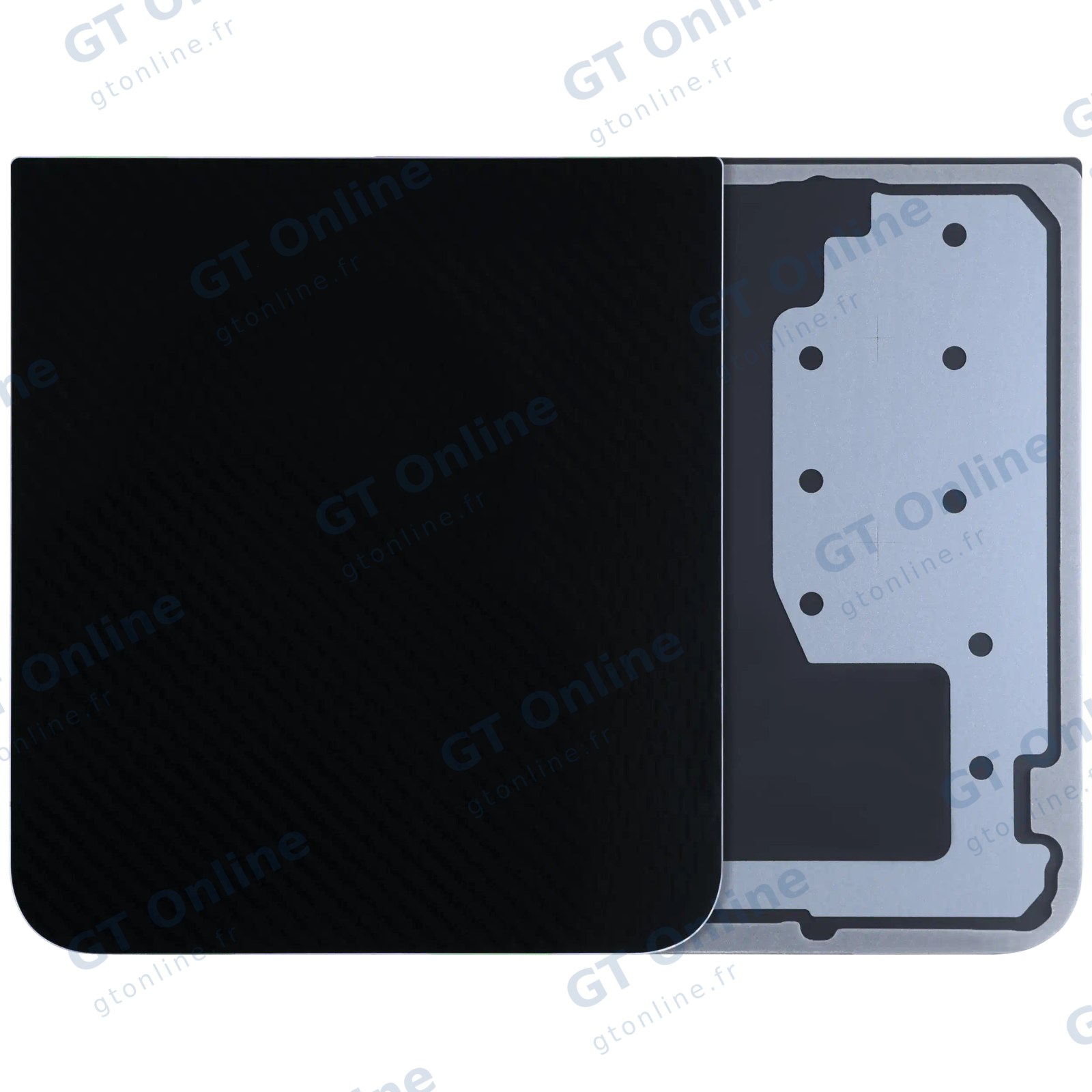 Vitre arrière pour Samsung Galaxy Z Flip 6 5G (pack service origine, noir)