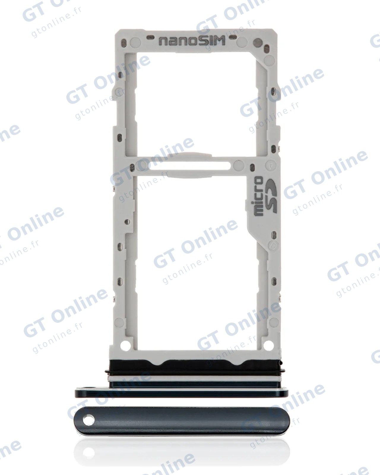 Tiroir SIM pour LG G8X ThinQ / V50S ThinQ 5G (noir Aurora)