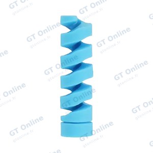 Protection pour Câble en Silicone (x4) Bleu