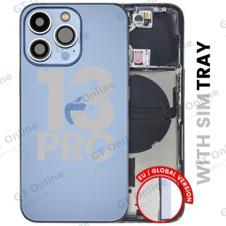 Châssis pour Apple iPhone 13 Pro (version EU, origine d'occasion — grade A, Sierra Blue)