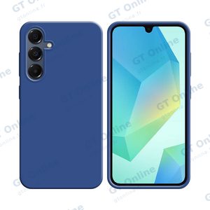 Coque Silicone Compatible pour Samsung Galaxy A16 5G A166/Galaxy A16 4G A165 (#16) Bleu Marine