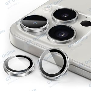 Protection Lentille Apple iPhone 16 Pro/iPhone 16 Pro Max Titane Blanc