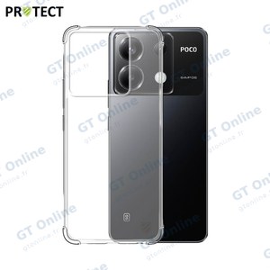 Coque Silicone Renforcée PROTECT pour Xiaomi Redmi Note 13 Pro 5G/Poco X6 5G Transparent
