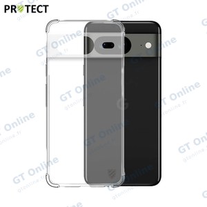 Coque Silicone Renforcée PROTECT pour Google Pixel 8 Transparent