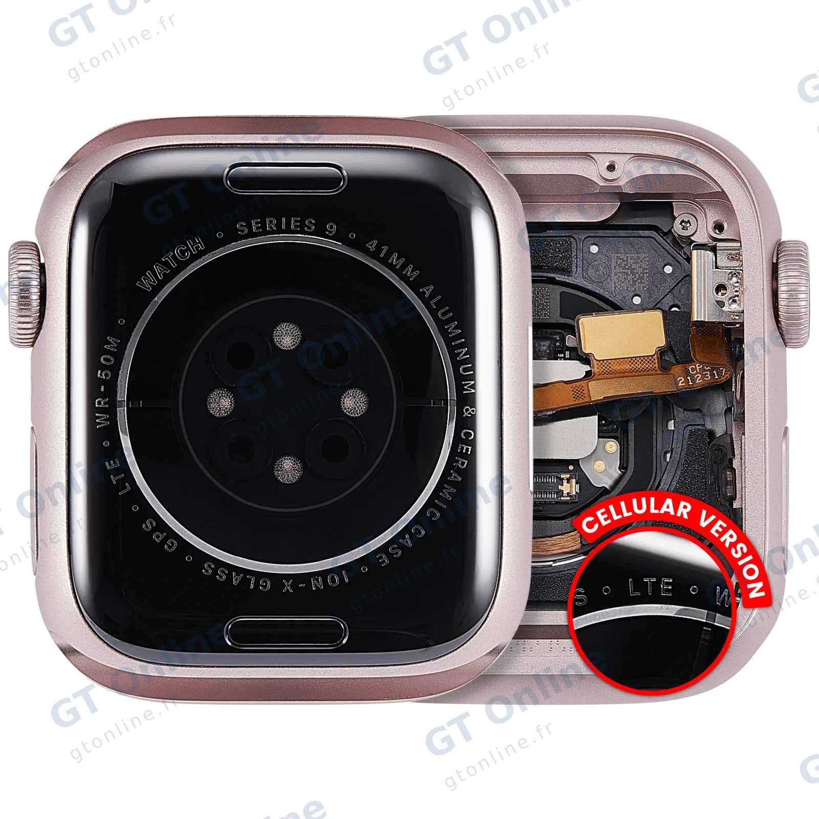 Châssis pour Apple Watch Series 9 (41MM) (origine d'occasion — grade A, Cellular Version, Aluminum / Pink)