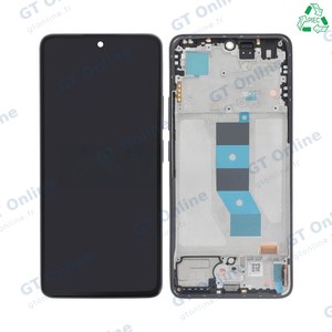 Écran Tactile Original Pulled avec Châssis (PIEC) Xiaomi Redmi Note 14 5G Noir