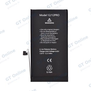 Batterie Diagnostic High Capacity Apple iPhone 12/iPhone 12 Pro (TI 3230mAh)