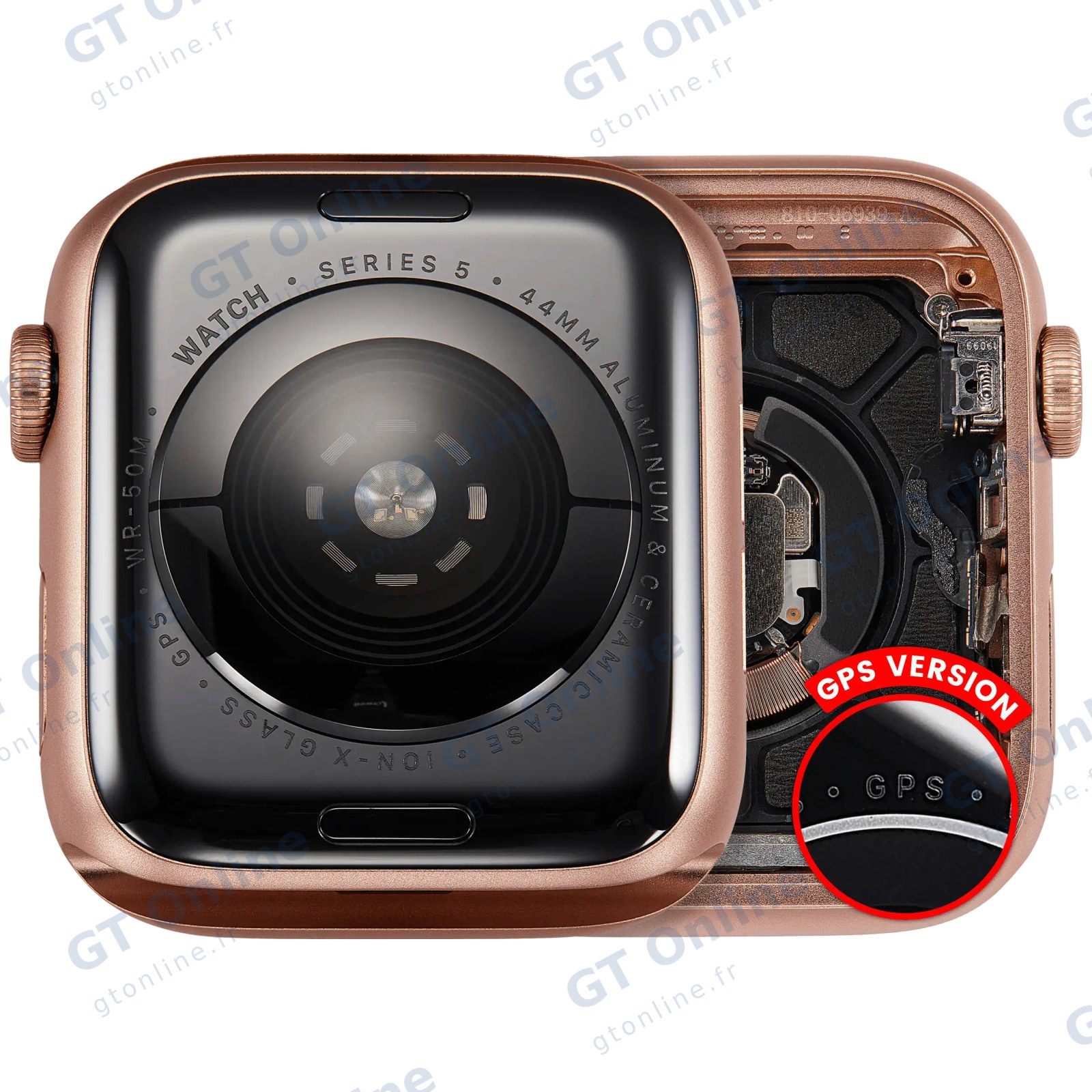 Châssis pour Apple Watch Series 5 (44MM) (origine d'occasion — grade A, version GPS, Aluminum / Gold)