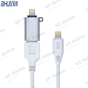 Câble Data Multi AiXun UL1 USB 3.0 pour Apple 5S à 14 Pro Max