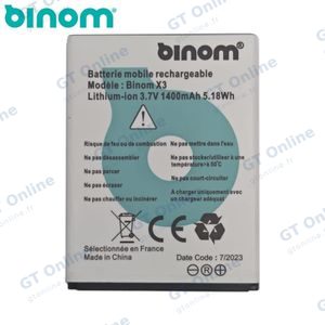 Batterie Originale Binom X3/X3S
