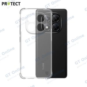 Coque Silicone Renforcée PROTECT pour Xiaomi Redmi Note 14 Pro 4G Transparent