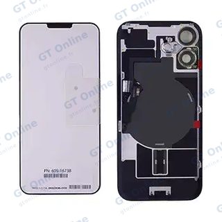 Vitre arrière avec MagSafe, NFC et nappe flash pour Apple iPhone 16 Plus (origine, bleu outremer)