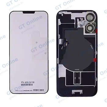 Vitre arrière avec MagSafe, NFC et nappe flash pour Apple iPhone 16 Plus (origine, bleu outremer)