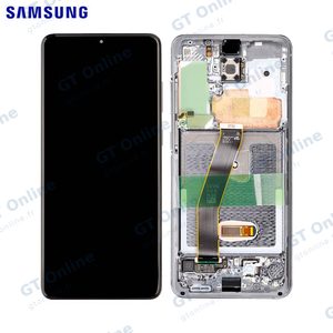 Écran Tactile Original Samsung Galaxy S20 G980/Galaxy S20 5G G981 GH82-22123A GH82-22131A GH82-31432A Gris