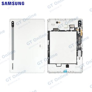 Cache Arrière Original Samsung Galaxy Tab S7 4G T875 GH82-23571B Argent Mystique