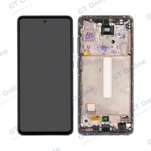 Écran Tactile Oled avec Châssis Samsung Galaxy A52 5G A526/Galaxy A52 4G A525 Awesome Violet