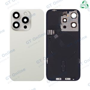 Cache Arrière Aftermarket (PIEC) Apple iPhone 15 Pro Titane Blanc