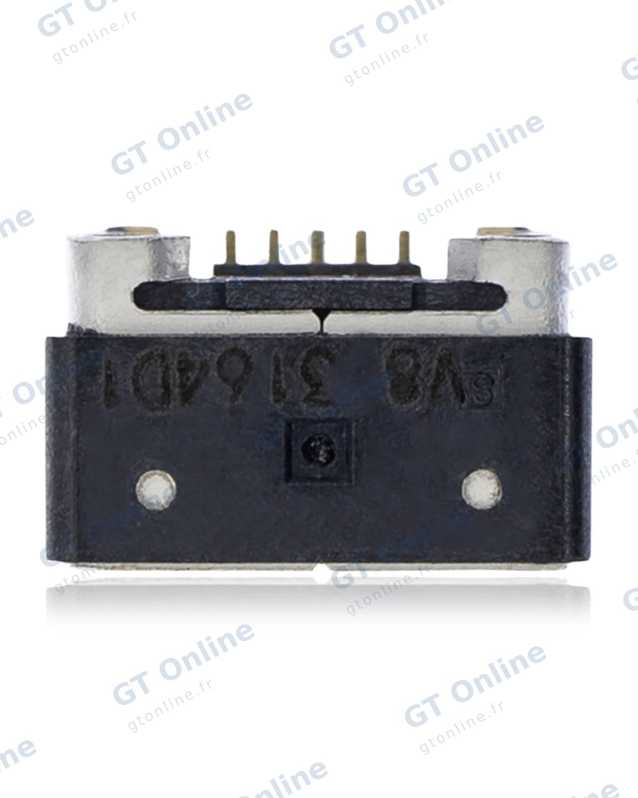 Connecteur de charge à souder — format Micro A, 5 broches, 4 points de fixation (C272)