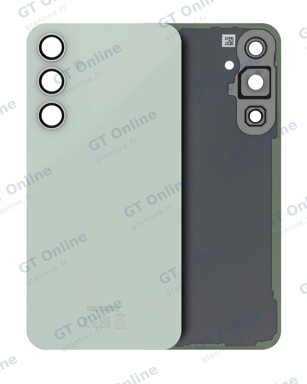 Vitre arrière pour Samsung Galaxy S23 FE (pack service origine, Mint)