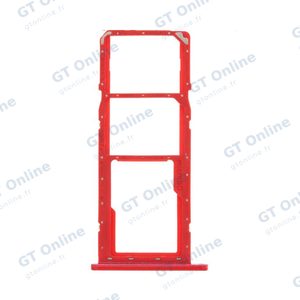 Tiroir Sim Premium Samsung Galaxy A20 A205 Rouge