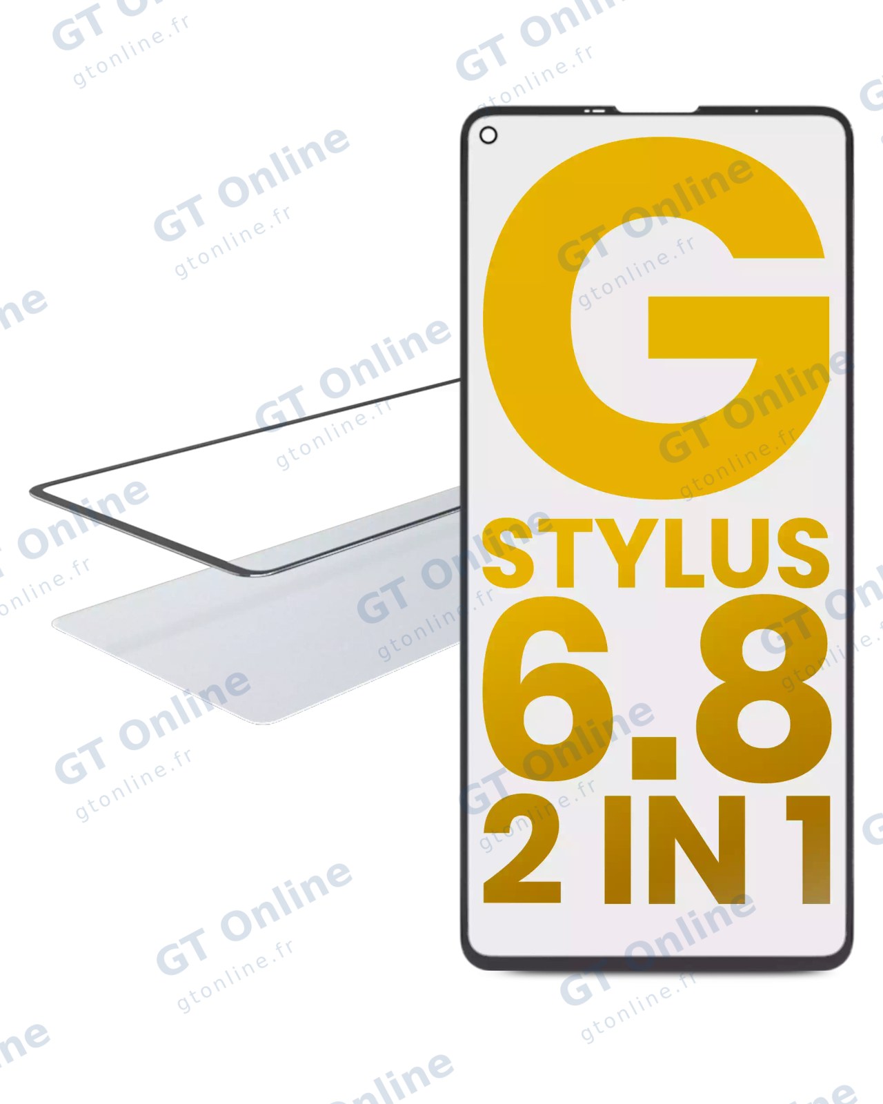 Vitre d’écran avec OCA pour Motorola Moto G Stylus 6.8" (XT2115 / 2021)