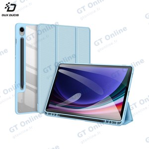 Housse de Protection Toby Dux Ducis pour Samsung Galaxy Tab S9 FE Wi-Fi X510 Bleu
